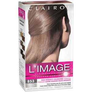 L'MAGE ULTIMATE CLOUR HIGH INTENSITY COLORSHINE FORMULA #853 LIGHT BROWN- 2BOXES